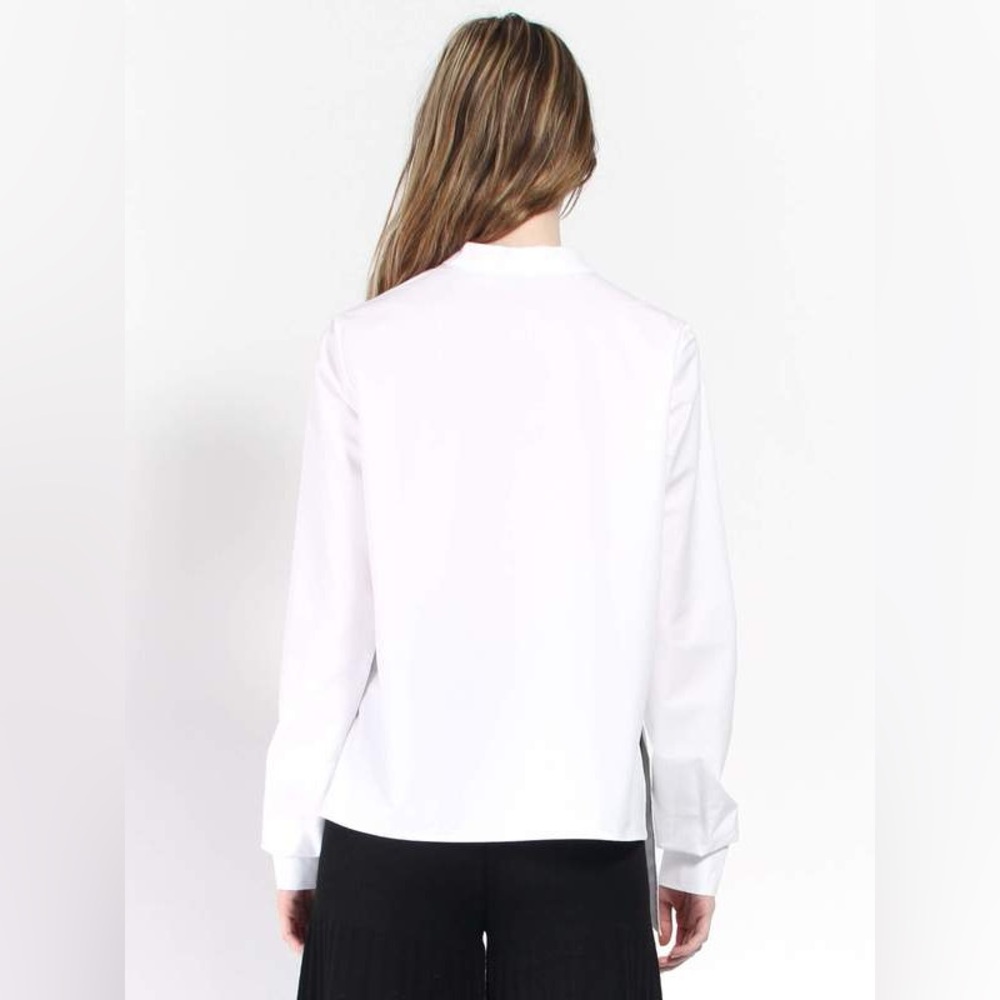 NWT Ji Oh Unbalanced Shirt - White - Picture 7 of 10